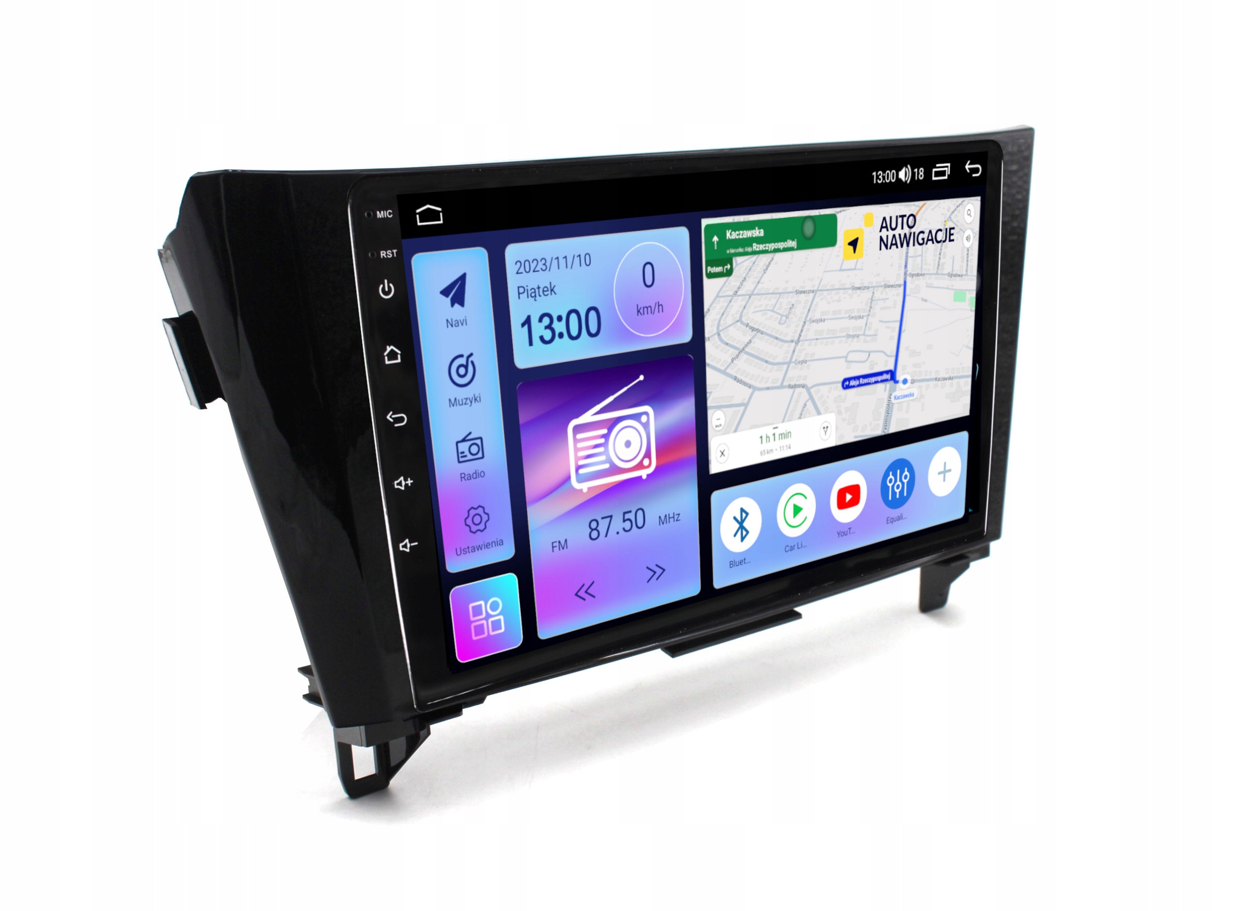 RADIO NAWIGACJA GPS NISSAN QASHQAI X-TRAIL 2014+ ANDROID 8/128 GB