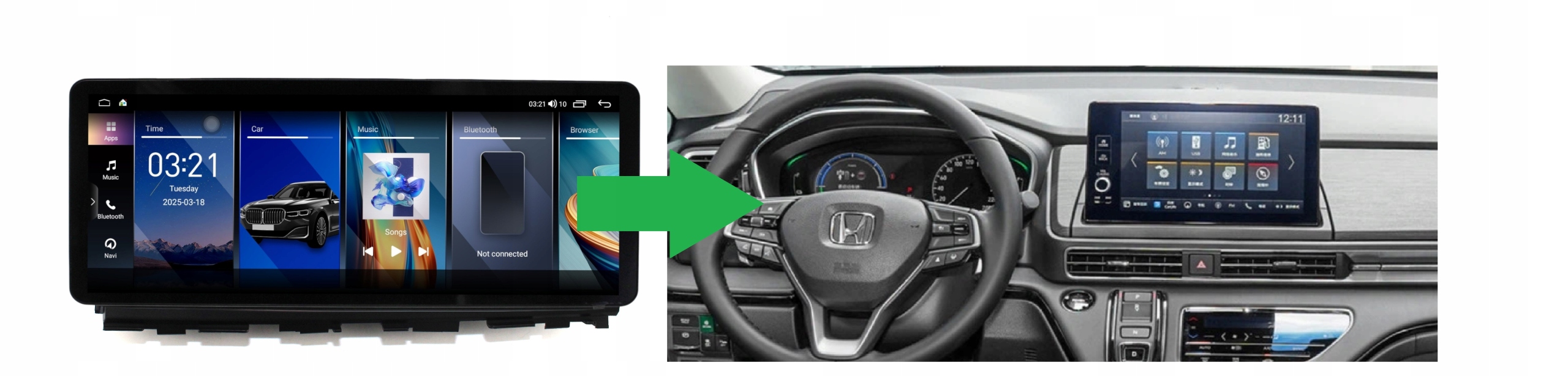 RADIO NAWIGACJA GPS HONDA ODYSSEY 2020-2023 ANDROID 8/128