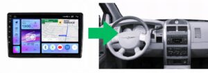 RADIO NAWIGACJA GPS CHRYSLER ASPEN 2008-2010 ANDROID CARPLAY 8/128 GB
