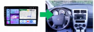 RADIO NAWIGACJA GPS DODGE CALIBER 2009-2012 ANDROID CARPLAY 8/128 GB