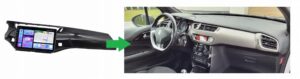 RADIO NAWIGACJA GPS CITROEN C3 DS3 2010-2016 ANDROID CARPLAY 4/64 GB