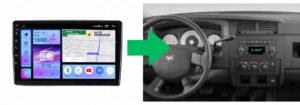 RADIO NAWIGACJA GPS DODGE DAKOTA 2008-2011 ANDROID CARPLAY 4/64 GB