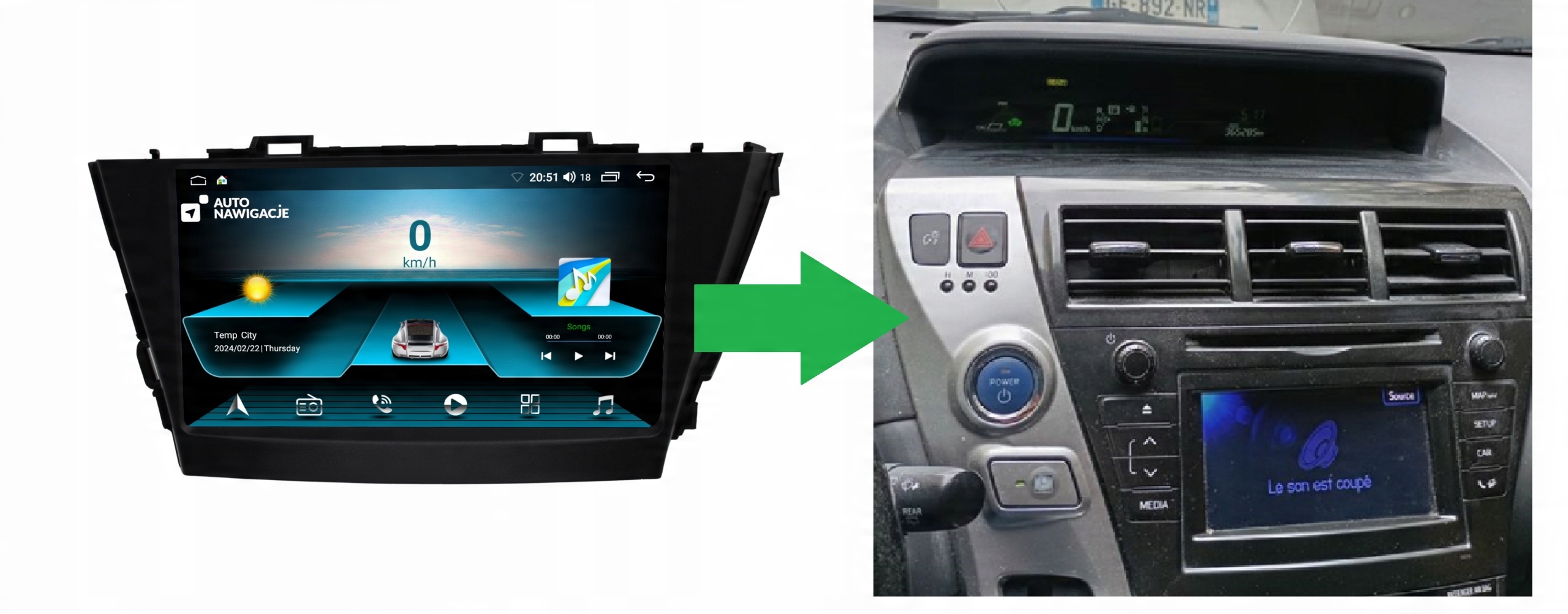 RADIO NAWIGACJA GPS TOYOTA PRIUS PLUS PRIUS+ 2013-2016 ANDROID 2/64 GB 5 RADIO NAWIGACJA GPS TOYOTA PRIUS PLUS PRIUS+ 2013-2016 ANDROID 2/64 GB