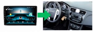 RADIO NAWIGACJA GPS CHRYSLER 200 2010-2014 ANDROID CARPLAY 2/64 GB