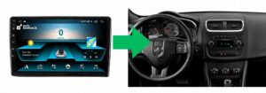 RADIO NAWIGACJA GPS DODGE AVENGER 2007-2014 ANDROID CARPLAY 2/64 GB