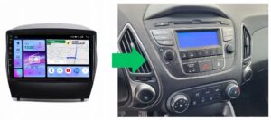 RADIO NAWIGACJA GPS HYUNDAI IX35 2009-2015 ANDROID 8/128 GB