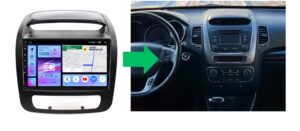 RADIO NAWIGACJA GPS KIA SORENTO II 2013-2015 ANDROID CARPLAY 8/128 GB