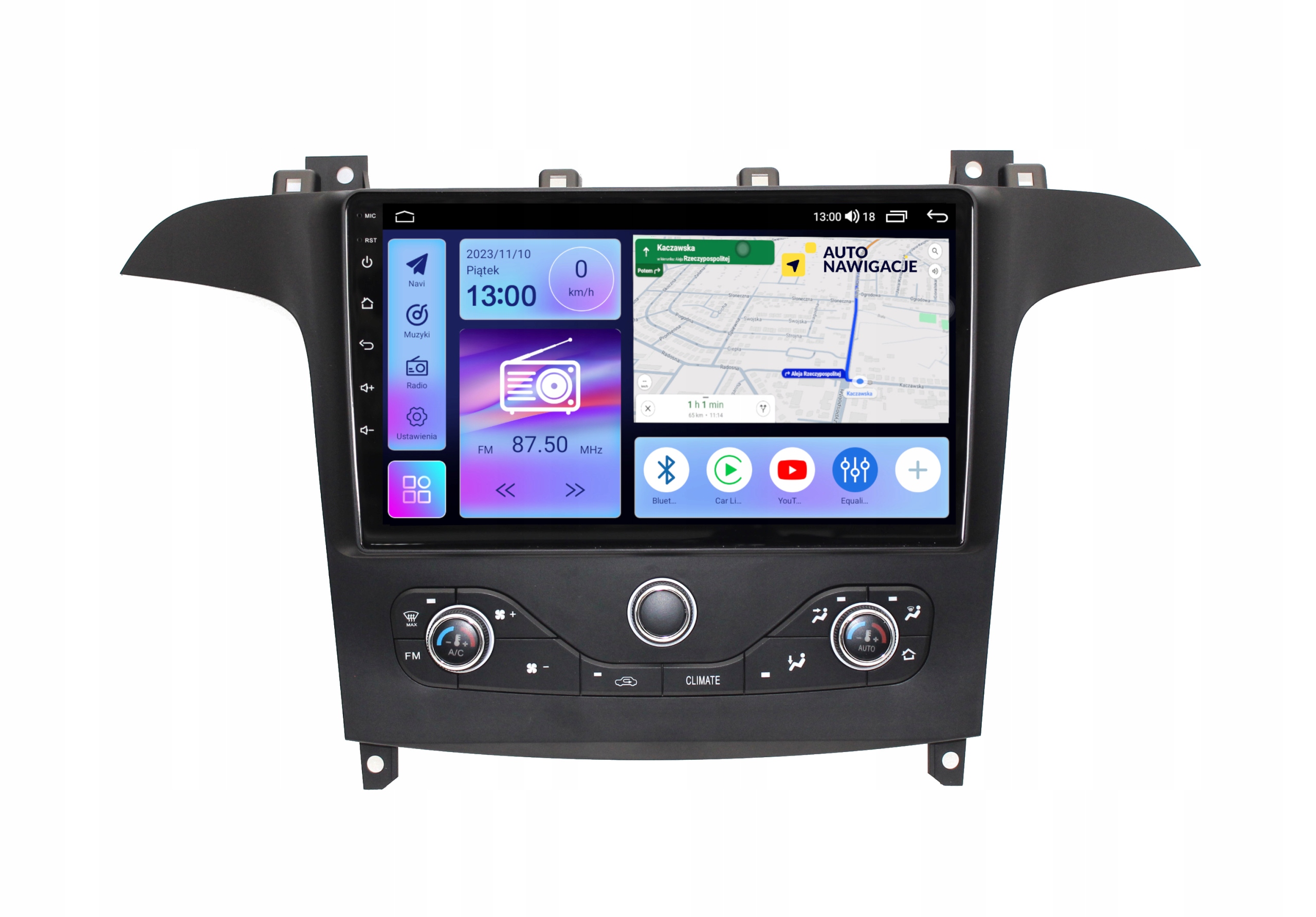 RADIO NAWIGACJA GPS FORD S-MAX 2006-2015 ANDROID 4/64 GB