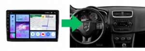RADIO NAWIGACJA GPS DODGE AVENGER 2007-2014 ANDROID CARPLAY 8/128 GB