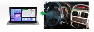 RADIO NAWIGACJA GPS RENAULT CLIO MK2 II 2001-2005 ANDROID 4/64 GB