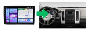 RADIO NAWIGACJA GPS DODGE RAM 2500 2008-2012 ANDROID CARPLAY 8/128 GB