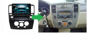 RADIO NAWIGACJA GPS NISSAN TIIDA 2004-2010 ANDROID CARPLAY 2/64 GB