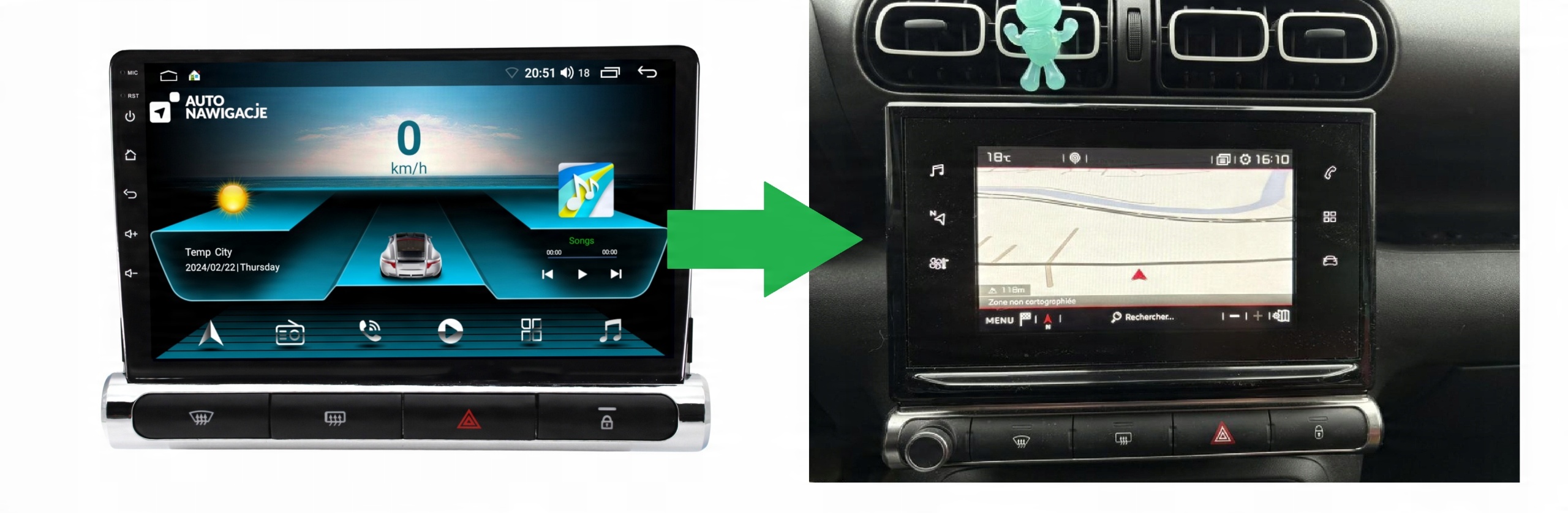 RADIO NAWIGACJA GPS CITROEN C3 III 2015-2023 ANDROID 2/64 GB 5 RADIO NAWIGACJA GPS CITROEN C3 III 2015-2023 ANDROID 2/64 GB