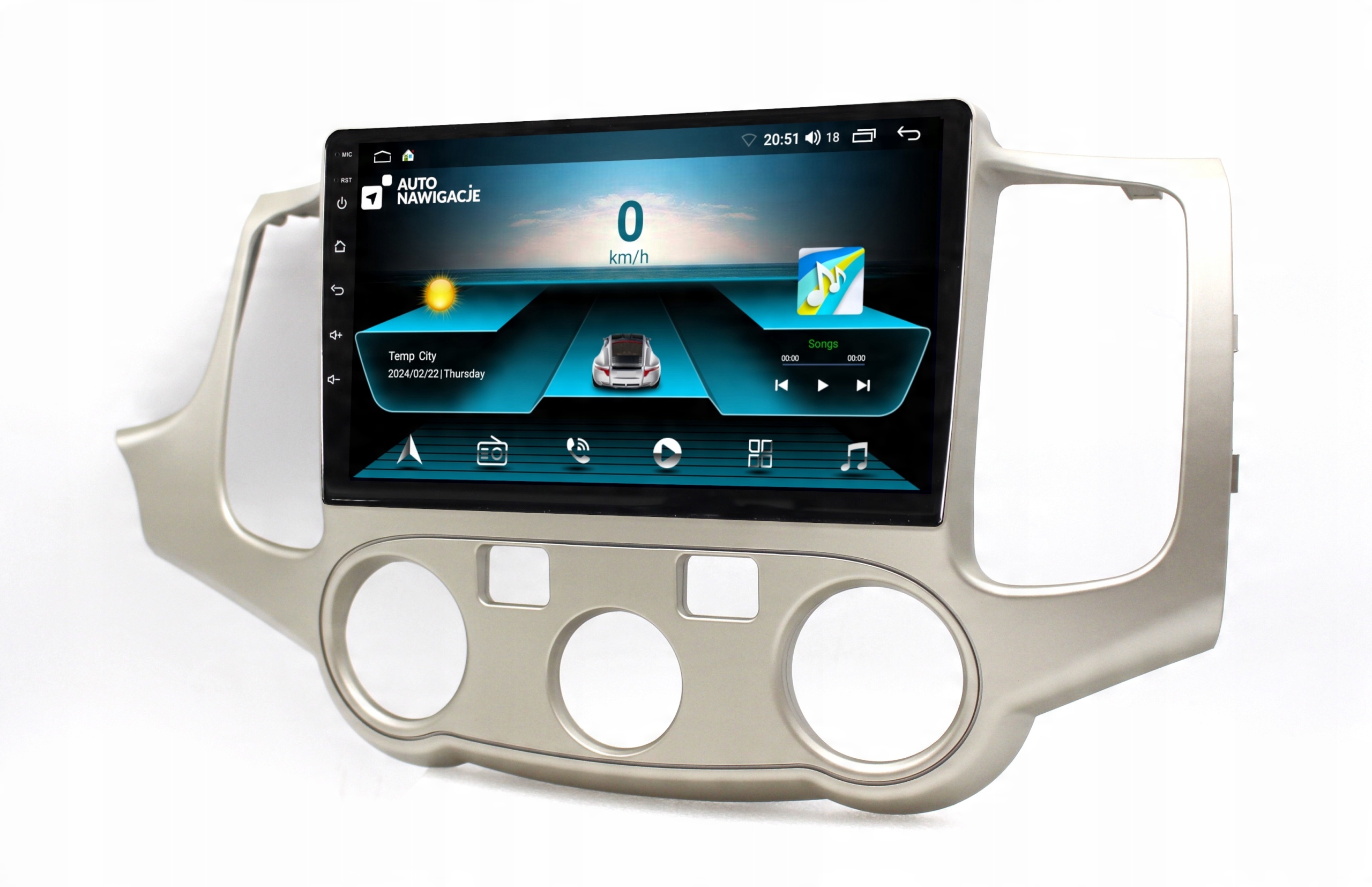 RADIO NAWIGACJA GPS KIA MAGENTIS 2005-2010 ANDROID CARPLAY 2/64 GB