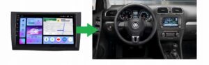 RADIO NAWIGACJA GPS VOLKSWAGEN GOLF 6 VI 2008-2012 ANDROID 4/64 GB
