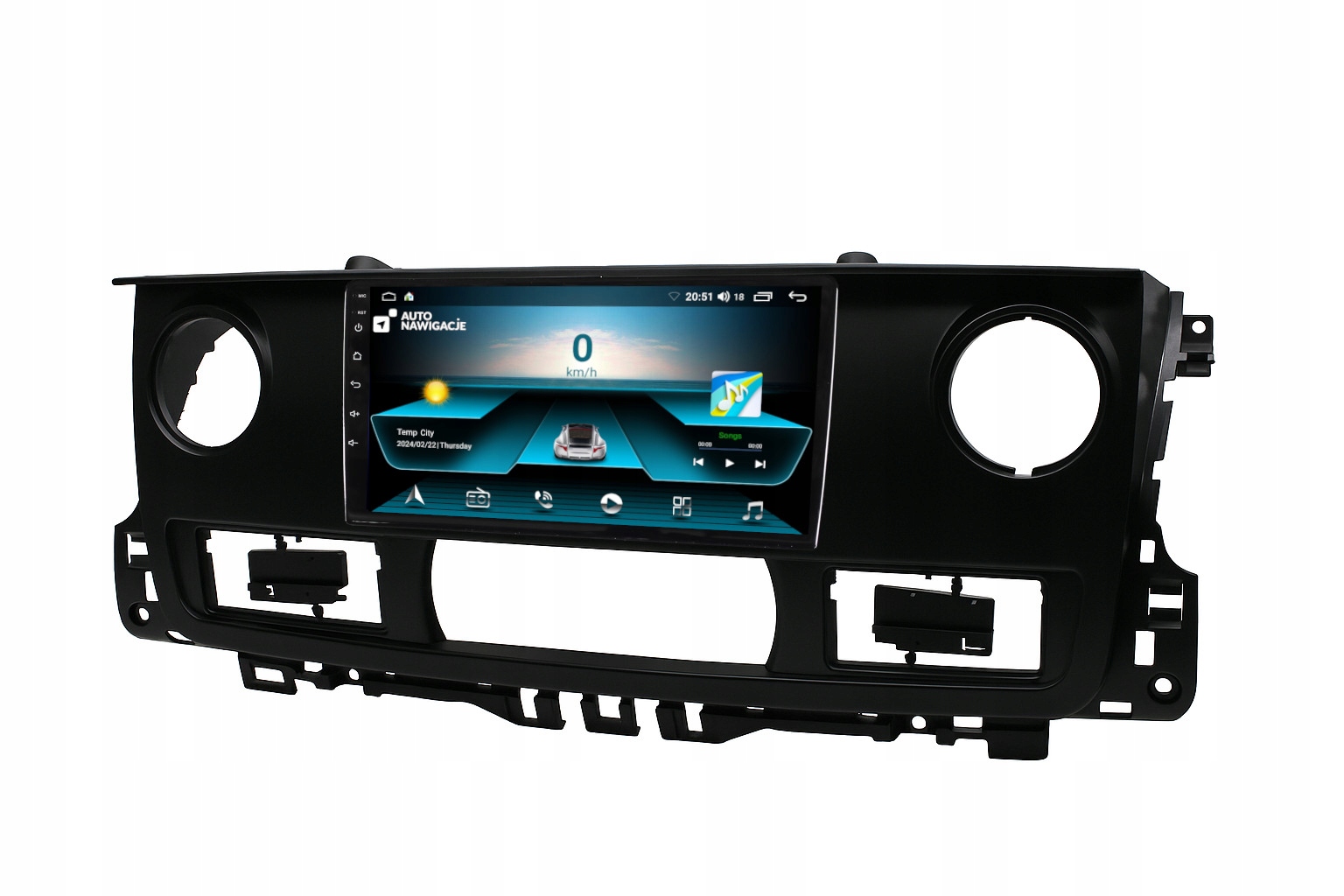 RADIO NAWIGACJA GPS RENAULT MASTER 2003-2011 ANDROID 2/64 GB