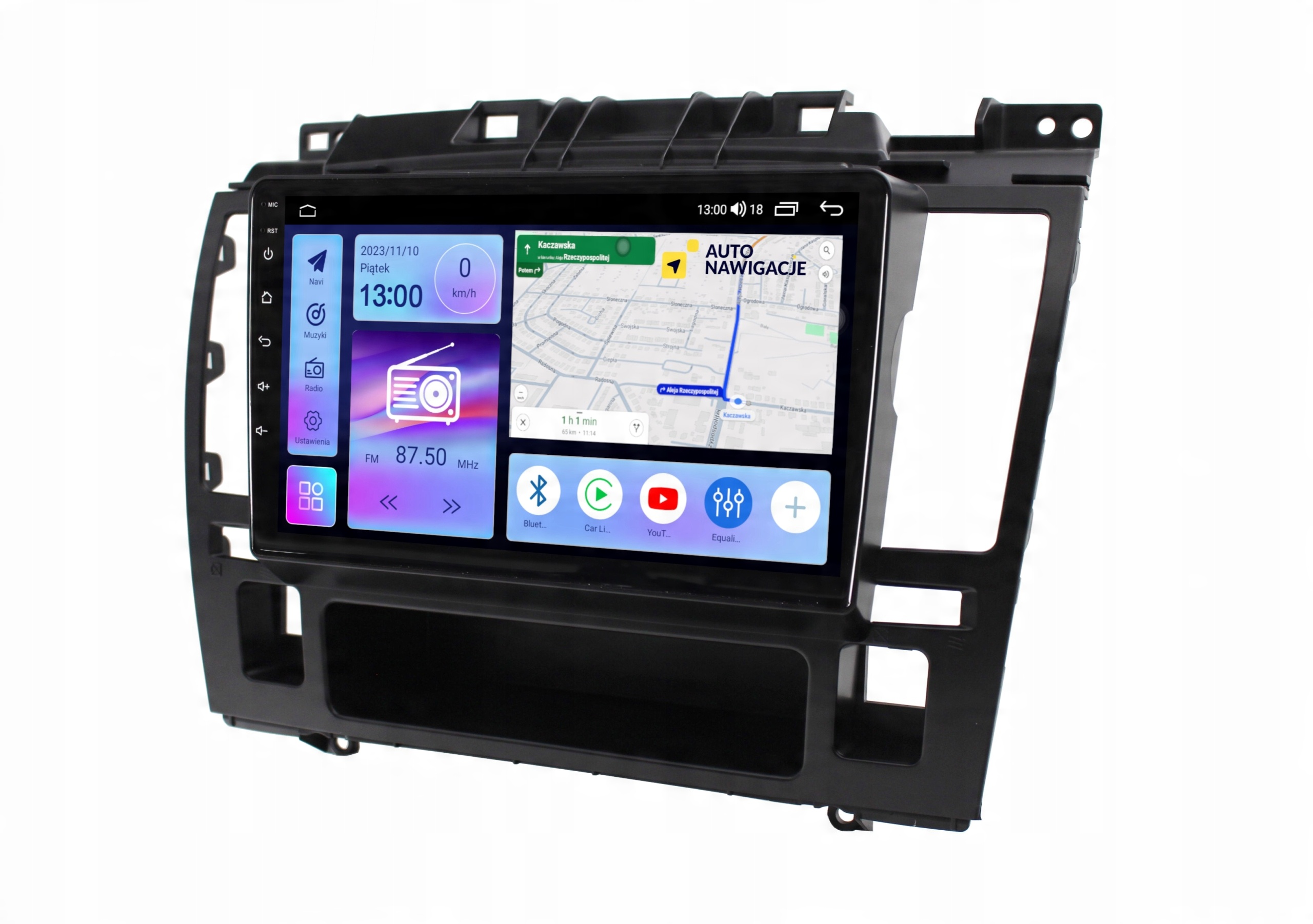 RADIO NAWIGACJA GPS NISSAN TIIDA 2004-2010 ANDROID CARPLAY 8/128 GB