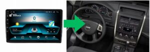 RADIONAWIGACJA GPS JEEP LIBERTY/CHEROKEE 2008-2012 ANDROID CARPLAY 2/64 GB