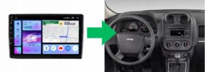 RADIO NAWIGACJA GPS JEEP PATRIOT 2008-2015 ANDROID CARPLAY 4/64 GB
