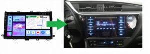 RADIO NAWIGACJA GPS TOYOTA AURIS FL 2015+ ANDROID CARPLAY 8/128 GB