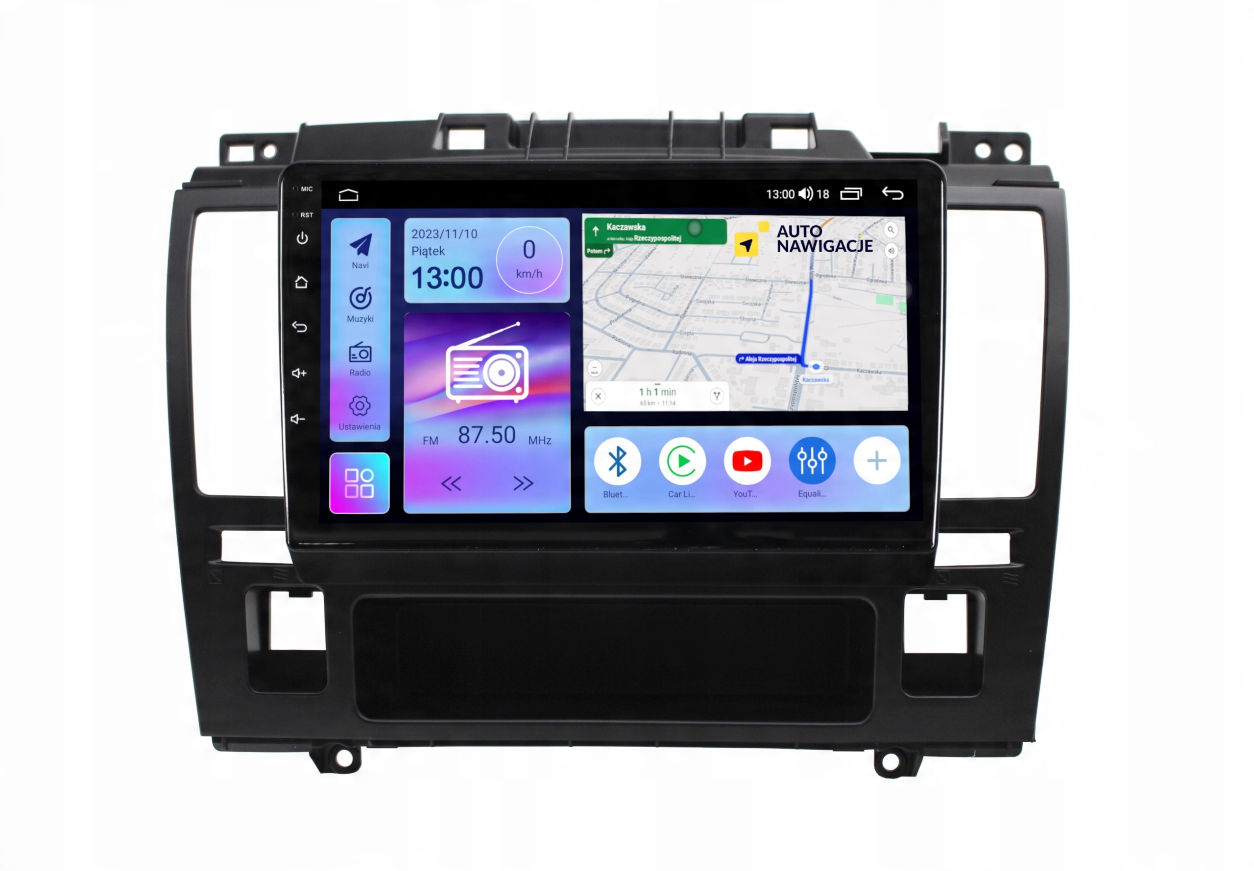 RADIO NAWIGACJA GPS NISSAN TIIDA 2004-2010 ANDROID CARPLAY 8/128 GB