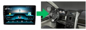 RADIO NAWIGACJA GPS DODGE GRAND CARAVAN ANDROID 2/64 GB