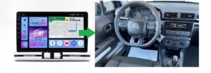RADIO NAWIGACJA GPS CITROEN C3 III 2015-2023 ANDROID 8/128 GB