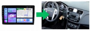 RADIO NAWIGACJA GPS CHRYSLER 200 2010-2014 ANDROID CARPLAY 4/64 GB