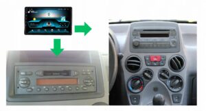 RADIO NAWIGACJA GPS FIAT PANDA 2003-2012 ANDROID CARPLAY 2/64 GB