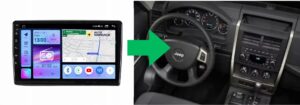 RADIO NAWIGACJA GPS JEEP LIBERTY 2008-2012 ANDROID CARPLAY 4/64 GB
