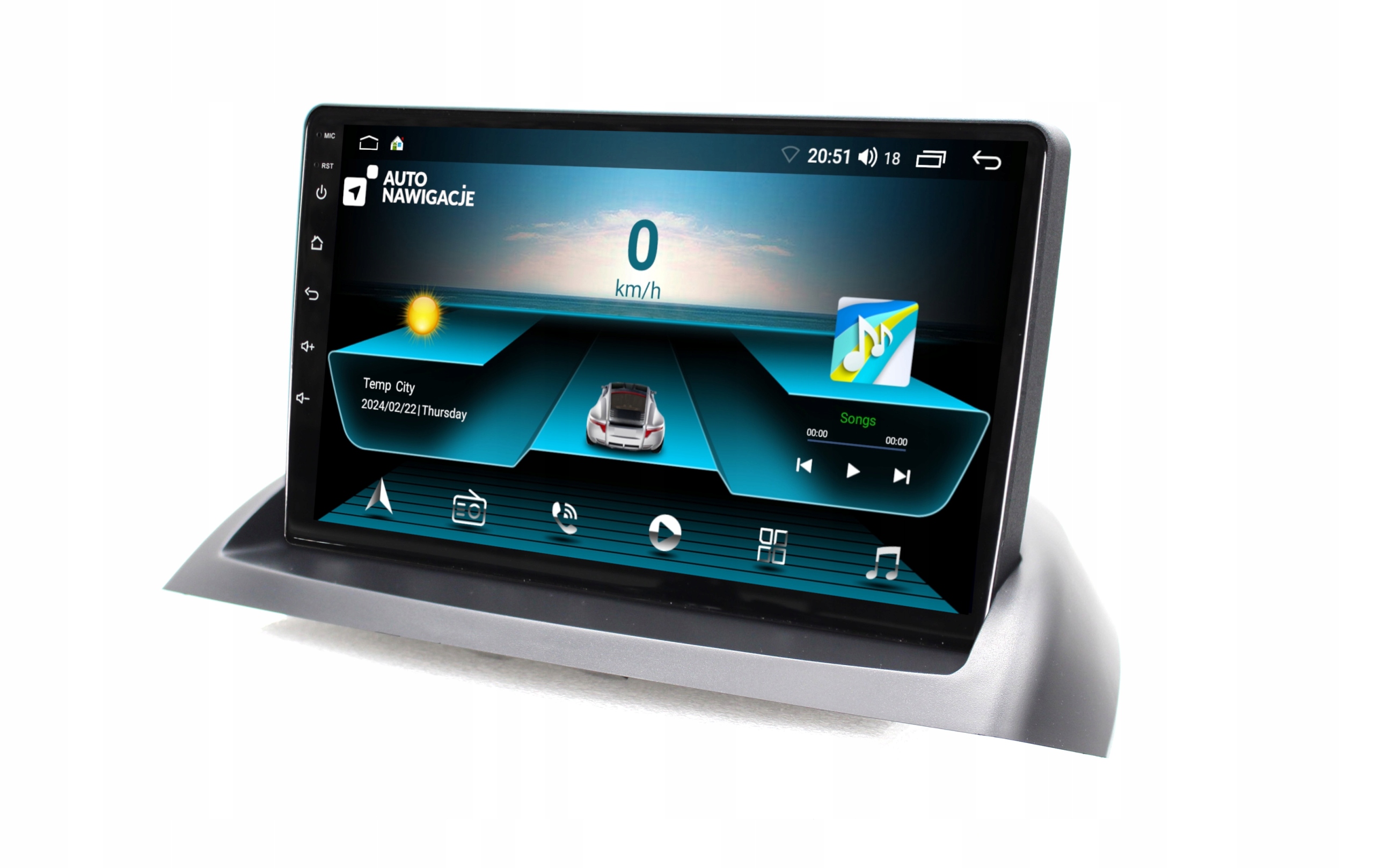 RADIO NAWIGACJA GPS RENAULT CLIO MK2 II 2001-2005 ANDROID 2/64 GB