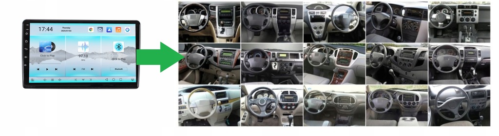 RADIO NAWIGACJA GPS TOYOTA SEQUOIA 2000-2007 ANDROID CAPRLAY