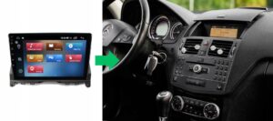 RADIO NAWIGACJA MERCEDES BENZ KLASA C W204 ANDROID