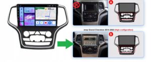 RADIO NAWIGACJA GPS JEEP GRAND CHEROKEE IV 2014-2020 ANDROID