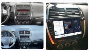 DUDUAUTO RADIO NAWIGACJA MITSUBISHI ASX 2010-2020 ANDROID QLED 6GB
