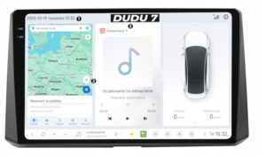 DUDUAUTO RADIO NAWIGACJA TOYOTA COROLLA 2019-2020 ANDROID DUDU7 QLED 12GB