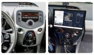 DUDUAUTO RADIO NAWIGACJA TOYOTA AYGO II 2014-2021 ANDROID DUDU7 QLED 12GB