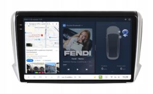 RADIO NAWIGACJA PEUGEOT 208 / 2008 2012-2019 ANDROID DUDU7 2K QLED 12GB