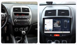RADIO NAWIGACJA MITSUBISHI ASX 2010-2020 DUDU7 QLED 12GB