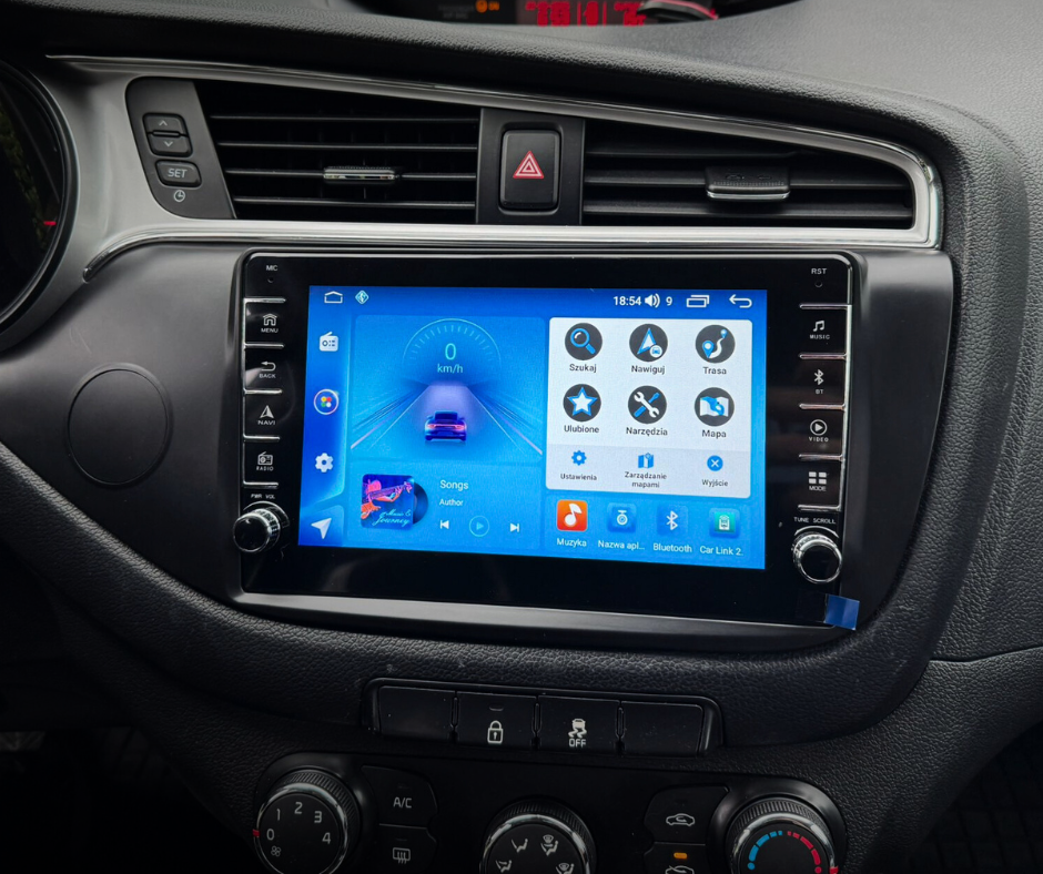 Radionawigacja Android zamontowana w Kia Ceed z lat 2012-2018