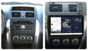 DUDUAUTO RADIO NAWIGACJA SUZUKI SX-4 FIAT SEDICI 2006-2013 ANDROID QLED 6GB