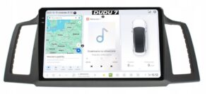 DUDUAUTO RADIO NAWIGACJA JEEP GRAND CHEROKEE 2004-2007 ANDROID QLED 6GB