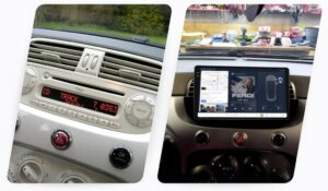 DUDUAUTO RADIO NAWIGACJA FIAT 500 2007-2015 ANDROID DUDU7 2K QLED 6/64GB