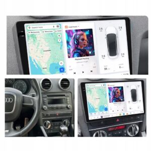 DUDUAUTO RADIO NAWIGACJA AUDI A3 8P 2003-2012 ANDROID DUDU7 QLED 2K 6/64GB