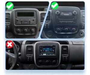 DUDUAUTO RADIO NAWIGACJA RENAULT TRAFIC 3 2014-2021 ANDROID QLED 12GB