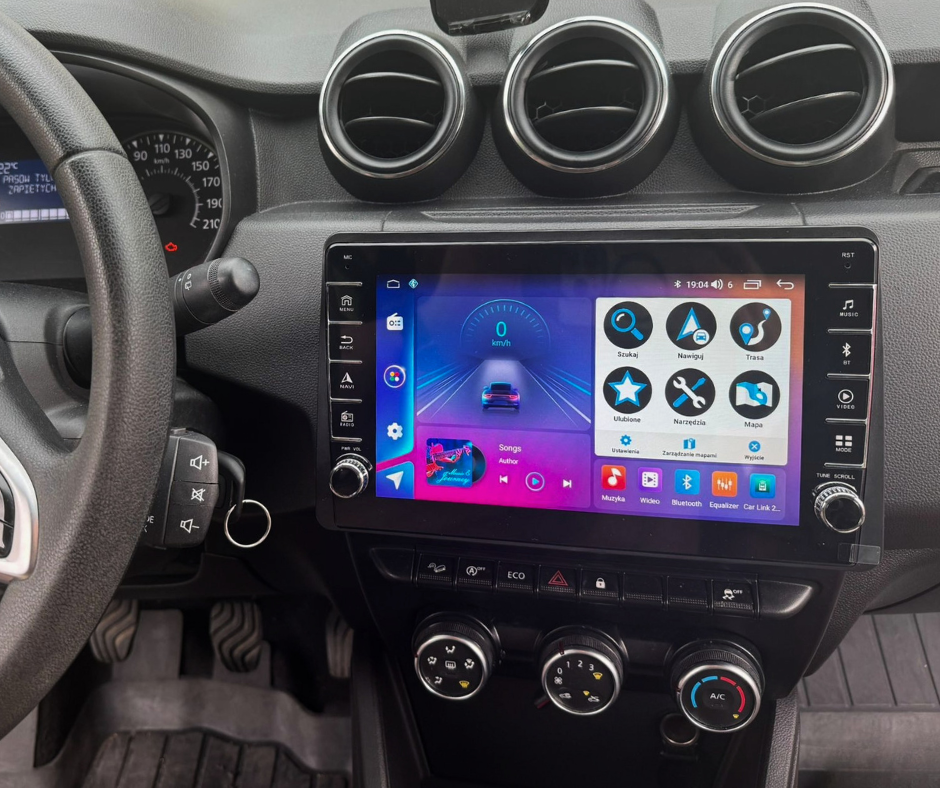 Radionawigacja Android zamontowana w Dacia Duster 2020