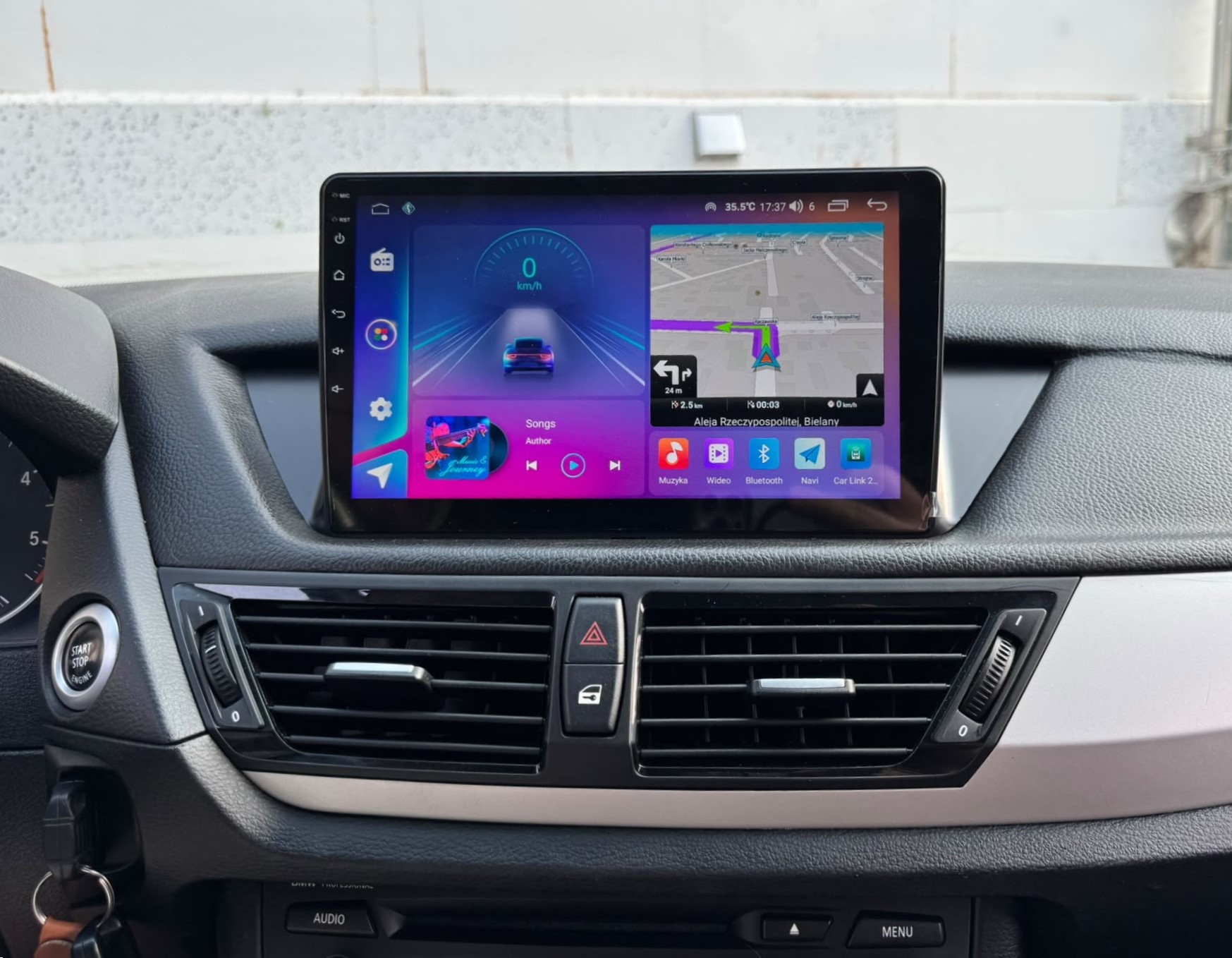 Radionawigacja Android zamontowana w BMW X1 E84 2009-2015