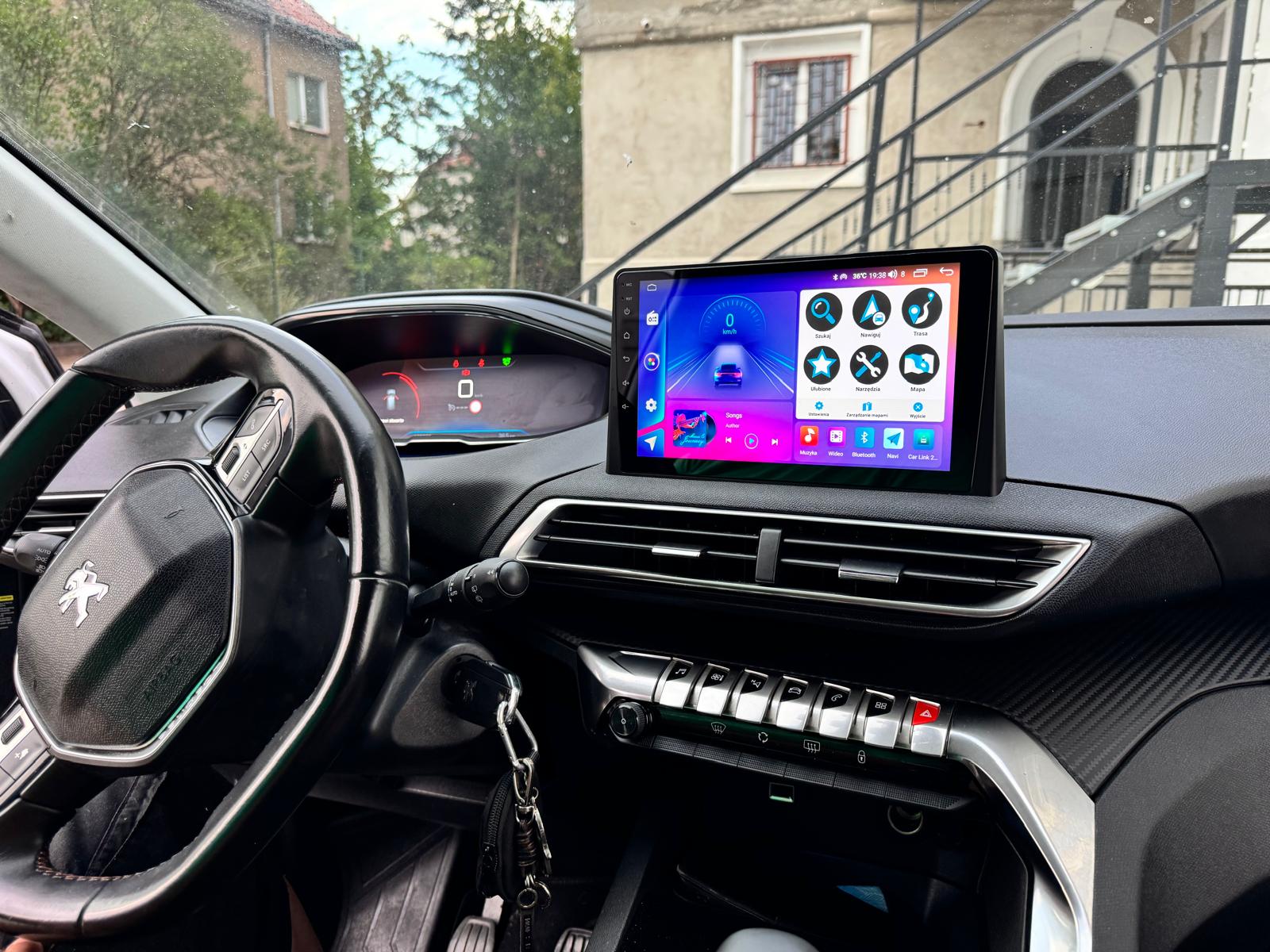 Radionawigacja Android zamontowana w Peugeot 3008