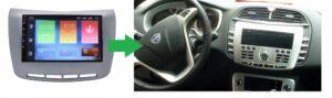 RADIO NAWIGACJA GPS LANCIA DELTA 2009-2019 ANDROID CARPLAY 4/64 GB SREBRNA