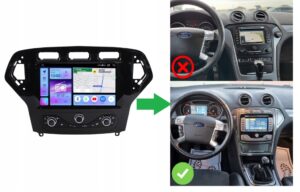 RADIO NAWIGACJA GPS FORD MONDEO MK4 2011-2014 ANDROID CARPLAY 8/128 GB